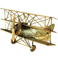Декоративное изделие "Самолет Fokker Dr. I" 21х21х11см металл RD-2404-C-106