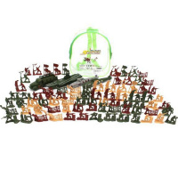 Набор солдат и техники "Военный" пластик 18х20х6м в рюкзаке 2082001/L-386