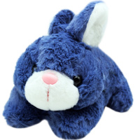 Кролик 20см темно-синий BW2447