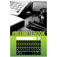 Блокнот А4 80л "Офис" клетка, на спирали, жесткая подложка 80Б4В1сп_17326