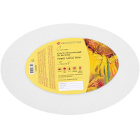 Холст на картоне овальный 20х30см 100% хлопок, среднее зерно, 280г/м2 142452065