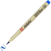 Ручка-кисть капиллярная "Pigma Brush" голубая XSDK-BR#36