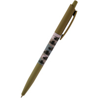 Ручка шариковая "HappyClick. Танчики" 0,5мм синяя, автомат 20-0241/30