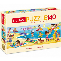 Пазлы 140 эл. "Панорама. Пляж" 45х16см 140ПЗ4_22535/072667
