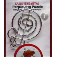 Головоломка металлическая 10х8см 24 вида E526
