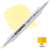 Маркер спиртовой двухсторонний "Sketchmarker" желтый SM-Y51 Маркер спиртовой двухсторонний "Sketchmarker" желтый SM-Y51