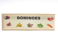 Домино 5х15см, дерево, 6 видов Y4501-16