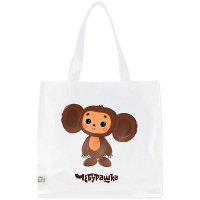 Сумка "Чебурашка" 35х40х10см 1 отделение пвх, прозрачная CBKS-UA1-3540