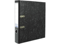 Папка-регистратор А4 50мм мраморная черная 3090300