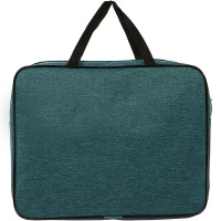 Папка с ручками 35х27х6см "Аквамарин" ткань, внутренний карман, жесткое дно ПДМ-111