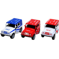 Машина "Спецслужба" 15,5х7х8см пластик, 3 вида Y9596-19