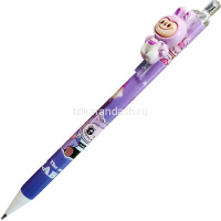 Карандаш автоматический "Зубастик" 0,7мм круглый корпус, 6 видов 219-2