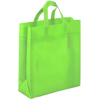 Сумка 46х34х10,5см, спанбонд, текстиль, зеленая 2039283