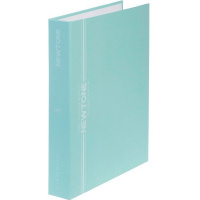 Папка на 2-х кольцах "NEWtone. Soft-touch. Pastel Зеленый нефрит" A5 30мм твердая обложка 092001