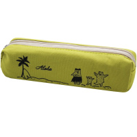 Пенал "Animal rest" 20х5х5см квадратный, 2 отделения, текстиль, фисташковый BB2409