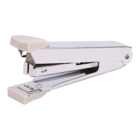 Степлер №10 15л "Start" глубина 52мм, со встроенным антистеплером, металл/пластик, серый E0224