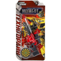 Трансформер "Робот-Оружие" 20х8х3см с мишенью, пластик ZY1172306-R