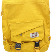 Сумка 37х31см 1 отделение, 2 кармана, текстиль, желтая BX23167