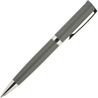 Ручка шариковая "Milano" 1мм синяя, автомат, серый металлический корпус 20-0227