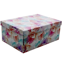 Коробка подарочная "Листва" 34х27х16см картон M10-120