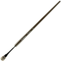 Кисть барсук овальная №10 длинная ручка "Художник" 4680043631322 Кисть барсук овальная №10 длинная ручка "Художник" 4680043631322