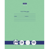 Тетрадь А5 24л клетка "Premium. Панда-Тетрадь" на скобе, 80 гр/кв.м. 24Т5A1_23630/065625