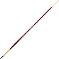 Кисть синтетика круглая №0 длинная ручка Round#0