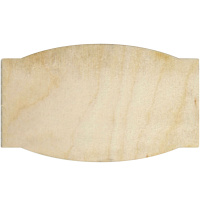 Заготовка для декорирования "Панно Табличка №2" 20х12см фанера 3мм 060019