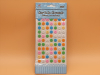 Наклейки Пуговицы d= 10мм 24*12*0,5см Y4150-16