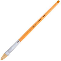 Кисть щетина овальная №6 (12мм) короткая ручка 240331/6