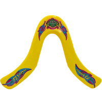 Бумеранг 30см, пластик, желтый Y6355-17