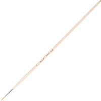 Кисть синтетика круглая №1 длинная ручка 312201