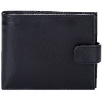 Портмоне 125х95х20мм черный, натуральная кожа, в подарочной коробке PM.39.LG.