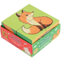 Умные кубики 4шт. "Лесные животные" 978-5-8112-8078-0