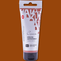 Краска акриловая 75мл сиена жженая туба с европодвесом Сонет 28109406