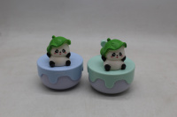 Светильник "Панда" 9х8см пластик, 3 цвета, USB YD5732