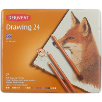 Карандаши 24 цвета "Drawing" круглые дерево, металл 0700672