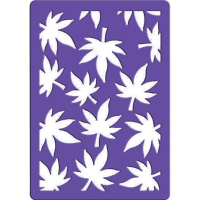 Трафарет д/тиснения "ЛИСТЬЯ-2" A4 ПВХ арт.FD090029 C34981