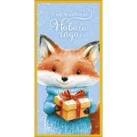 Конверт для денег "Счастливого Нового Года!" 167х83мм 0320.878