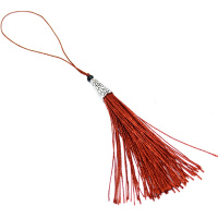 Кисточка для закладки 8см (13см) оранжевый Y7438-18