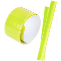 Слэп-браслет 40см светоотражающий, желтый M-7206