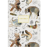 Тетрадь А5 40л клетка "Осень в лесу" прошитый блок матовая ламинация 7-40-001/18