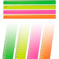 Линейка 50см "Neon" пластик, ассорти ЛН930 Линейка 50см "Neon" пластик, ассорти ЛН930