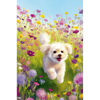 Открытка "Собака" средний формат 121х183мм 0573.200