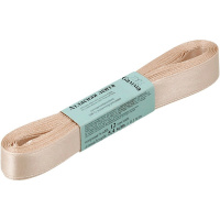 Лента упаковочная атласная 1,2см х 5,4м кремовя №517L (13-0003) AL-12P
