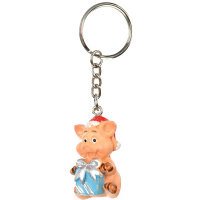 Брелок Поросёнок 3,5см 4 вида керамика Y6876-18