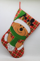 Мешок для подарков Сапожок 46х30см 2 вида Y9956-24