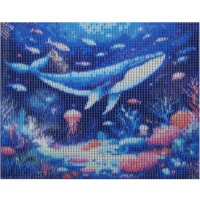 Алмазная мозаика 20х25см "Подводный мир" полная выкладка H5910