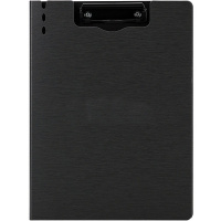 Папка-планшет А4, верхний зажим, полипропилен темно-серая 64513GREY