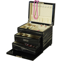 Шкатулка ювелирная 26х20х22см МДФ, дерево ценных пород RY-BB-236-NAT